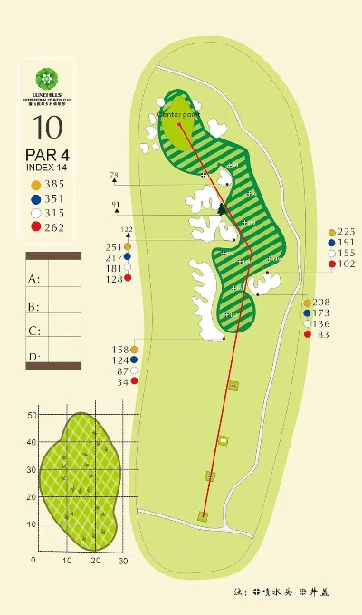 18洞高尔夫俱乐部 18洞高尔夫球场平面图